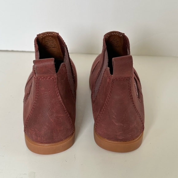 Kodiak Distressed Red Leather Round Toe Comfortable Chelsea Boots Sz 7.5M - Picture 3 of 8